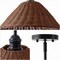 Jonathan Y Hattie 15 in. 1-Light Coastal Bohemian Metal and Woven Rattan LED Pendant Light, Black/Dark Brown JYL5713B - alternate 5
