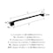 Amerock Blackrock Oil Rubbed Bronze Contemporary 24 in 610 mm Towel Bar BH36004ORB - alternate 2