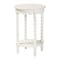 Baxton Studio Sally Nightstand with Bamboo Inspired Legs, White 266-14637-ZORO - alternate 1