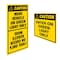 Ideal Warehouse Innovations Dock Traffic Warning Sign Combo 60-5431 - alternate 1