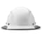Lift Safety DAX Fiber Resin Full Brim Hard Hat (White Carbon Gloss) - ANSI-G, TYPE 1 HDF-24CWG - alternate 5