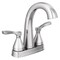 Delta Stryke Two-Handle Centerset Bathroom Faucet, 5.94 in, Lumicoat Chrome 25775-PR-MPU-DST - alternate 2