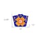 Homeroots 12" X 12" Blue and Gold Celestial Mosaic Peel and Stick Removable Tiles 556398 - alternate 5