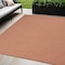 Homeroots 5' X 7' Terracotta Indoor Outdoor Area Rug 522588 - alternate 1