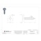 Tamper-Pruf Screws Tamper Resistant Screw, 3/4 in, Plain Finish, 410 Stainless Steel, Pan Head Torx Drive, 25 PK 490320 - alternate 3