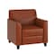 Flash Furniture Contemporary Chair, 30-1/2 in W 29" L 31-1/2" H, Flared, Leather Seat BT-827-1-CG-GG - alternate 1