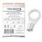 Kable Kontrol Non Insulated Copper Butted Seam Ring Terminal, 12-10 AWG, Stud Size # 10, 100 Pcs, 100PK RTNI-1210-10 - alternate 1