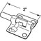 Prime-Line Door and Gate, Slide Barrel Bolt Latch 2 inch with Screws, Brass Plated (Single Pack) U 117516 - alternate 3