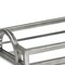 Homeroots 24in Silver Mirrored Glass Handmade Vanity Tray With Handles 713544 - alternate 2