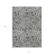 Homeroots 10' X 14' Black And Ivory Abstract Washable Indoor Outdoor Area Rug 598955 - alternate 3