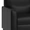Flash Furniture Black LeatherSoft Reception Chair w/Right Side Charging Bank, Includes 2 Outlets, 2USB, 1 USB-C BT-827U-1-BK-GG - alternate 6
