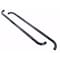 Big Country With Step Pads, 3in Round Bent, Powder Coated, Black, Steel, Without End Caps, Rocker Panel Mount 370301 - alternate 1