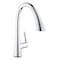 Grohe Zedra Touch Pull-Down Triple Spray 30205002 - alternate 1