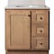 Bertch Storage Solutions 30''x34-1/2'' Hx21''D Driftwood Vanity Base without Top 2 Door/1 Drawer ST-B-DW-VSS30RT - alternate 1