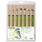Da Vinci FIT Synthetics Student Brush, Tempera, Assorted, 8 Brush Set in Bamboo Mat VA-5329_0 - alternate 1