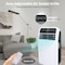 Edendirect 7,800 BTU Portable Air Conditioner Cools 400 Sq. Ft. with Dehumidifier, 3 Fan Speeds and Remote ED-SPF1-12C - alternate 5
