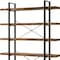 Homeroots 80" Brown Wood Six Tier Etagere Bookcase 717460 - alternate 2