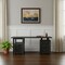 Homeroots 68" Black Solid Wood and Metal Carved Floral Desk With Three Drawers 661245 - alternate 5
