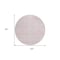 Homeroots 8' Pink And Ivory Round Southwestern Washable Indoor Outdoor Area Rug 593704 - alternate 4