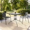 Flash Furniture Lila  Gray Rattan Indoor-Outdoor Restaurant Stack Chair, PK2 2-TLH-037-GY-GG - alternate 8