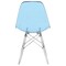Leisuremod Dover Dining Side Chair with Acrylic Legs, Transparent Blue EPC19TBU - alternate 6
