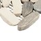 Daltile Pebble Oasis Natural Stone Striped Pebble Mosaic 11in x 11in in Tumbled Coal, 11PK PB33STRPPBLMSTM - alternate 4