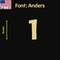 Aacc Self-Adhesive Vinyl Number: 1, Size: 19 in. Color: Gold Font: Anders, 8PK AACC-Anders-N1-Gold-I19x8 - alternate 1