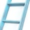 Homeroots 5 Step Rustic Turquoise Wood Ladder Shelf 380331 - alternate 3