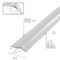 M-D Building Products 30 ft. White Vinyl Garage Door Top and Sides Seal 03822 - alternate 2