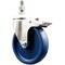 Service Caster 5 Inch 316SS Solid Polyurethane Swivel 1/2 Inch Stem Caster Total Lock Brake SCC SCC-SS316TSTTL20S514-SPUS-121315 - alternate 1