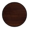 Flash Furniture Round Round High-Gloss Walnut Resin Table Top, 48" W, 48" L, 2" H, Resin, Walnut TP-WAL-48RD-GG - alternate 1