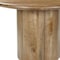 Homeroots 48" Natural Solid Wood Pedestal Base Round Top Dining Table 644518 - alternate 4