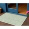 Homeroots 3' X 5' Mint Green And Ivory Geometric Washable Indoor Outdoor Area Rug 610829 - alternate 1