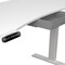 Homeroots 63" Adjustable White Standing Desk 558234 - alternate 4