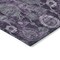 Homeroots 3' X 5' Eggplant Purple And Lavender Damask Washable Indoor Outdoor Area Rug 588160 - alternate 3