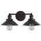 Jonathan Y July 17.5" 2-Light Industrial Farmhouse Metal Vanity Light, Oil Rubbed Bronze JYL7427A - alternate 6