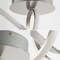 Jonathan Y Chantelle 19.5" 1-Light Modern Minimalist Aluminum Loop Integrated LED Semi Flush Mount, Nickel JYL1701A - alternate 4