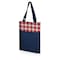 Picnic Time Family Of Brands Vista Outdoor Picnic Blanket & Tote, Red & White Gingham Pattern with Navy Blue Exterior 821-00-300-000-0 - alternate 4