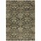 Homeroots 5' X 8' Charcoal And Beige Damask Washable Indoor Outdoor Area Rug 603378 - alternate 3