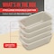 Bakken- Swiss White Marble Nonstick Loaf Pans Set of 4, 11in, Carbon Steel, Oven Safe to 450 DegF, Dishwasher Safe BKLOAFWHT4 - alternate 3
