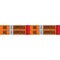 Brady HG VAP AMMONIA HIGH Pipe Marker, 1.125in H x 7in W, Card of 4 EA, 4PK 145908 - alternate 1