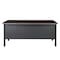 Regency Mesa Steel Double Pedestal Teacher's Office Desk 60in x 30in, Neo Walnut 66266DPNW - alternate 2