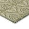 Homeroots 3' X 5' Green Damask Washable Non Skid Indoor Outdoor Area Rug 563883 - alternate 4