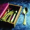 Mepra Casablanca Flatware Set - 5 Pieces - Gold 1097CB22005 - alternate 2