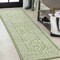 Jonathan Y Sinjuri Medallion Textured Weave Cream/Green 2 ft. x 8 ft. Indoor/Outdoor Runner Rug SMB101H-28 - alternate 1