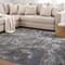 World Rug Gallery Abstract Marble Shag Area Rug 5 ft x 7 ft Blue WR125BLUE5X7 - alternate 7
