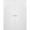 Sartodoors Modern Solid Double Hidden Door with Handle, Planum 0010 Primed with Black Hidden Frame 64" x 96" L PLANUM0010DHFB-PR-64 x 96-LH-O - alternate 3