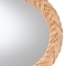 Bali & Pari Nara Braided Natural Rattan Accent Mirror, Oval 267-14611-ZORO - alternate 2