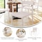 Flash Furniture Bridgeport Stacking Patio Chairs w/Slatted Backrest, All-Weather Resin Chairs, White, 2PK 2-DHF-317-APP-WH-GG - alternate 3