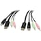 Startech.Com 6 ft 4-in-1 USB DisplayPort KVM Switch Cable DP4N1USB6 - alternate 1